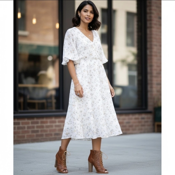 Chelsea Moreland Peep Toe, Heeled Ankle Booties - Picture 1 of 15